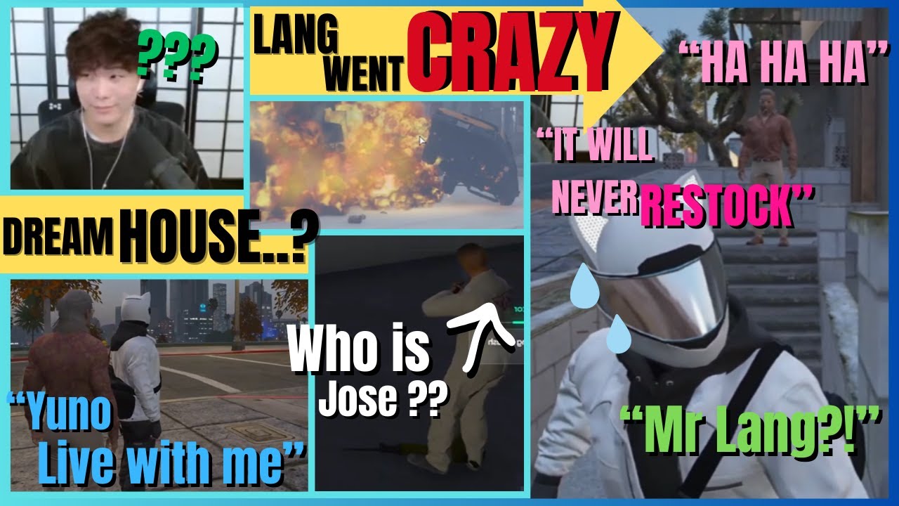 Юно Сикк наблюдает, как мистер Лэнг теряет РАССУЖДЕНИЕ... из-за ДОМА GTA 5 Nopixel 4.0