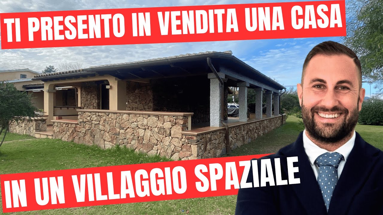 Ti presento in vendita una casa in un villaggio SPAZIALE!