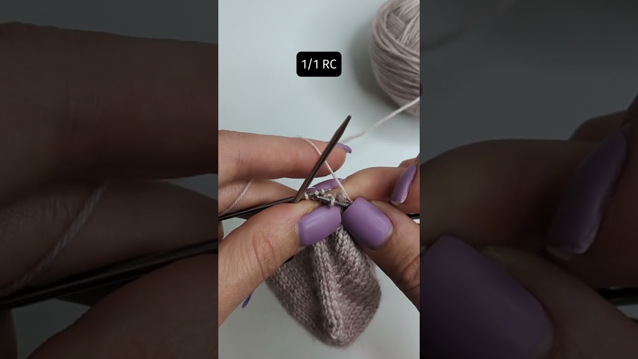1/1 RC - mini knitting demo #knittingtutorials