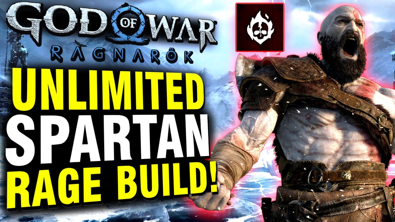 God of War Ragnarok — этот билд с неограниченной яростью спартанца НЕОСТАНОВИМ!