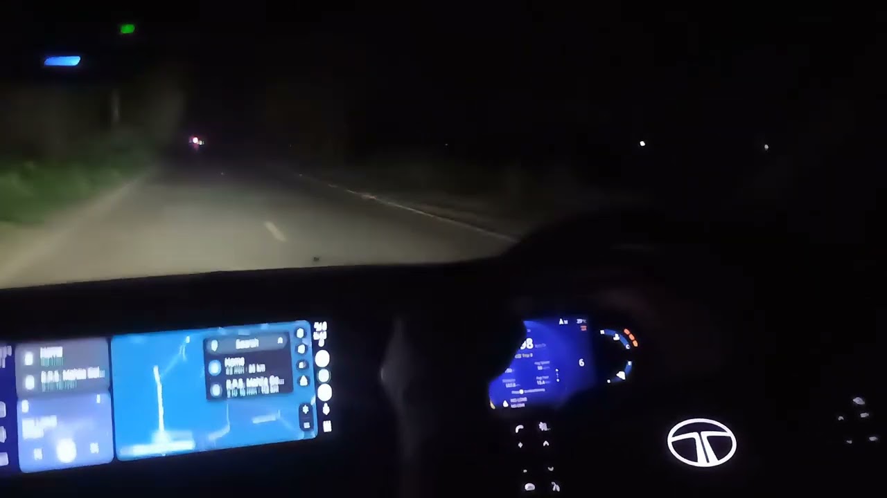 Nexon creative plus s night driving| nexon driving pov | raat ki rani