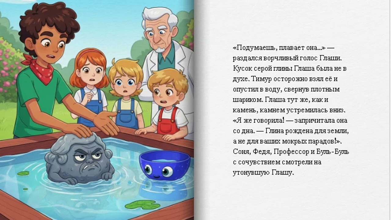 Парад Плавающих Штук Russian детская история научное веселье для детей
