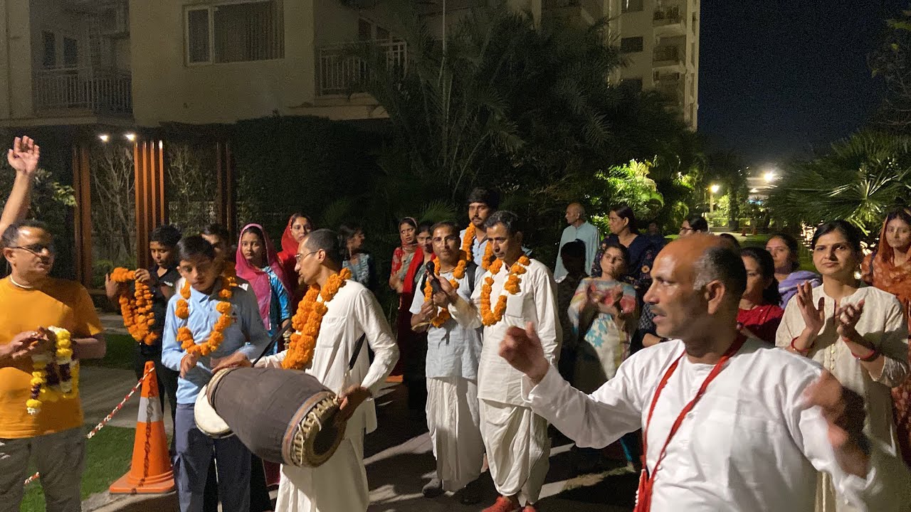 8 Mar 2026 - Hari Naam Sankirtan at Amangani Society, Rewari.  #harinamsankirtan #harinaam #rewari