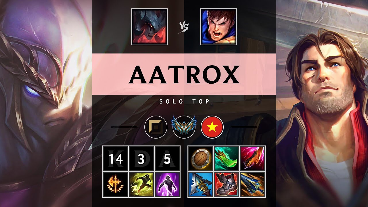 Aatrox Top vs Garen - VN Challenger Patch 25.16