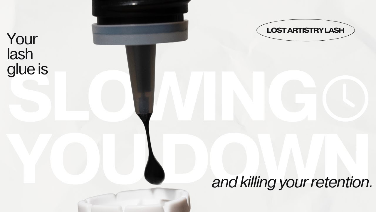 Your Eyelash Extension Glue is Ruining Your Retention & Slowing You Down | Lash Technician Tips