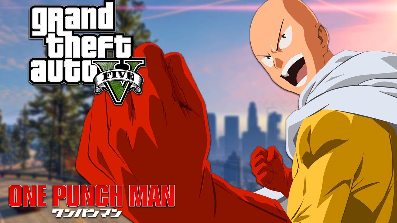 Этот мод GTA 5 One Punch Man просто безумен