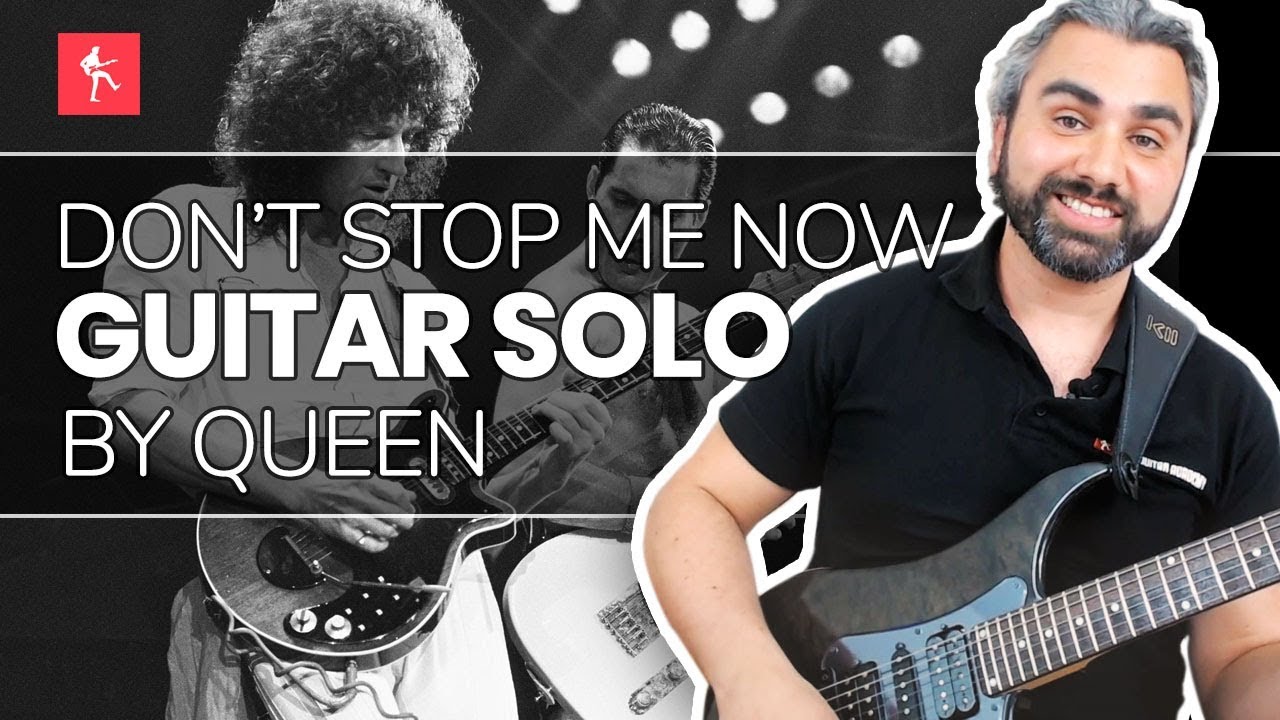 🎸Урок игры на гитаре соло Don't Stop Me Now — Как играть соло на гитаре Don't Stop Me Now группы ...