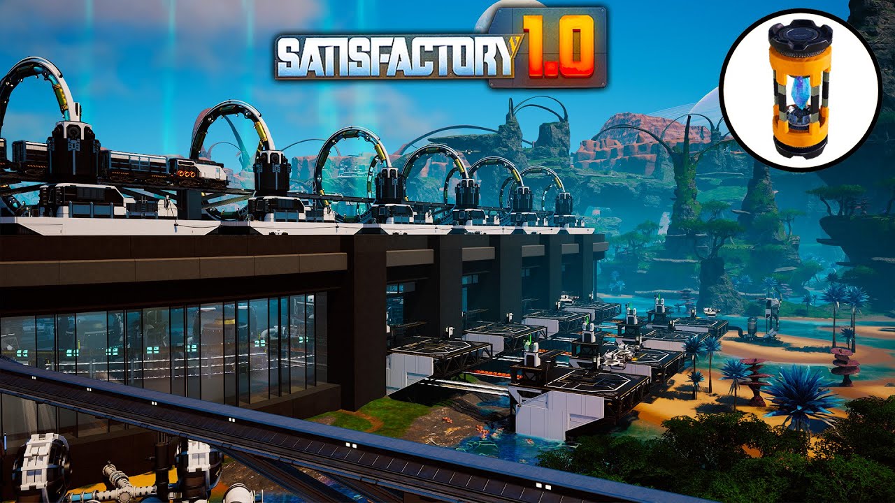 producing 60 Power Shards PER MINUTE in satisfactory 1.0