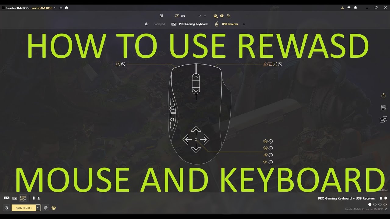 Как использовать reWASD: мышь и клавиатура. Конфиг и настройки Call of Duty Black Ops 6 включены.