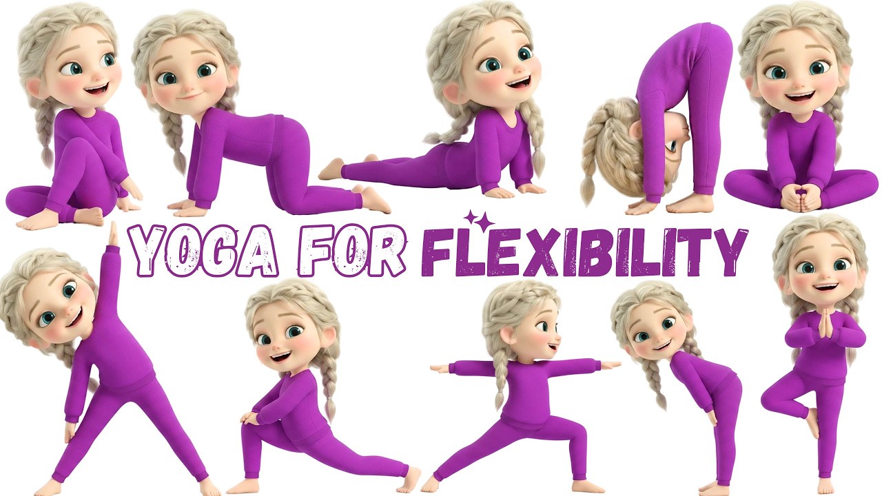 Yoga for Flexibility & Posture! 🧘‍♀️ Fun 6 Minute Stretch for Kids