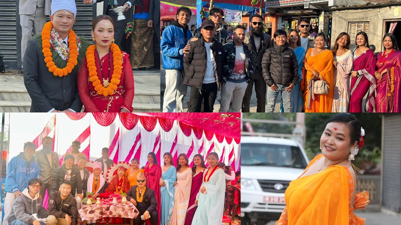 दाईको दोस्रो बिहे || मगरहरुको टीका फुकाउने चलन || simple magar wedding ​⁠@srijanathapamagar1588
