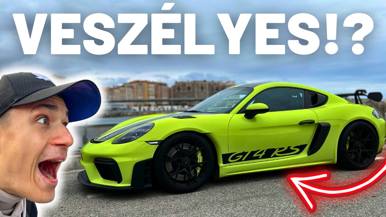 76 millió Ft-os Porsche-val DRIFTELÜNK!! 😱 - Monaco Vlog
