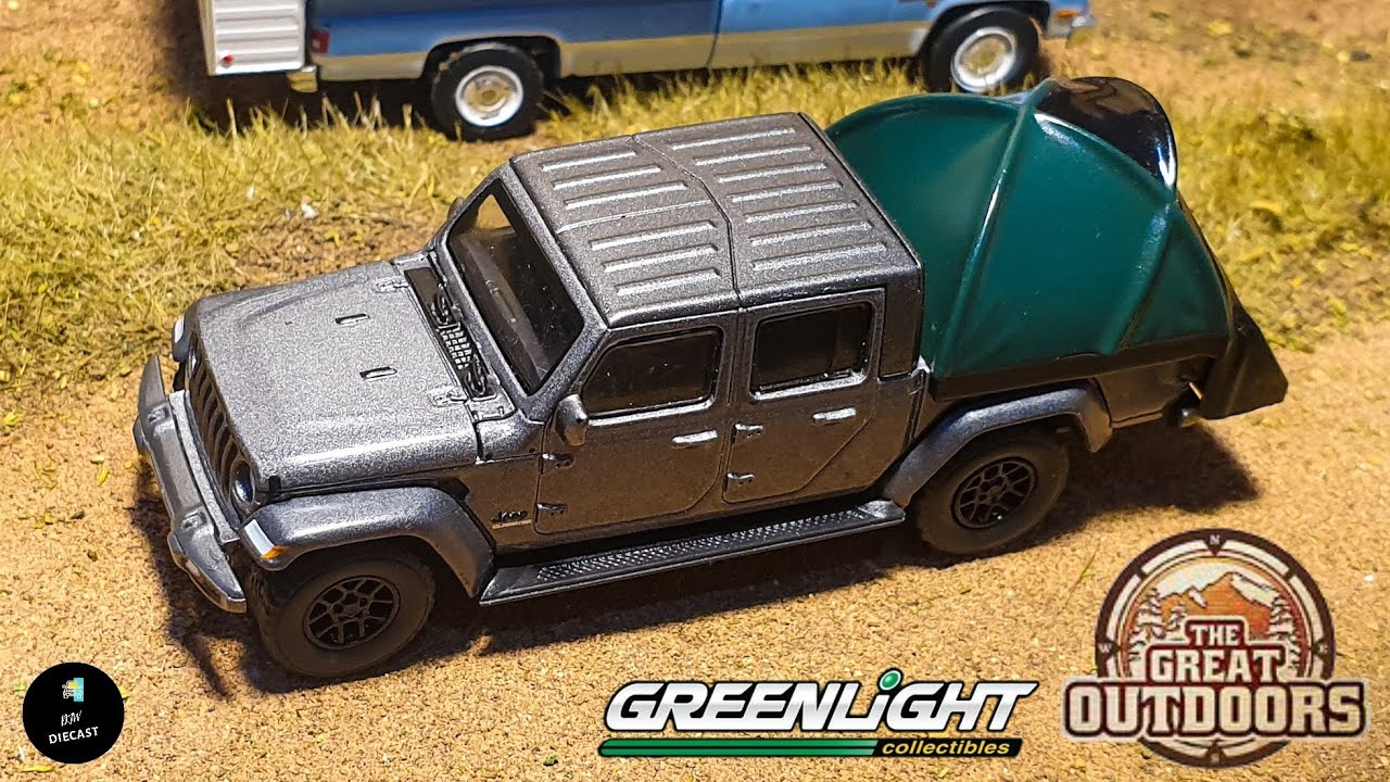 2021 Jeep Gladiator High Altitude with Tent by Greenlight The Great Outdoors | UNBOXING and REVIEW