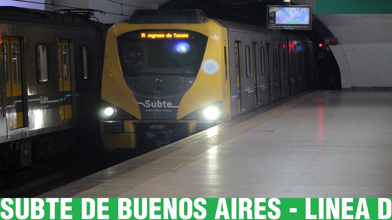Subte De Buenos Aires | Linea D (Agosto 2022)