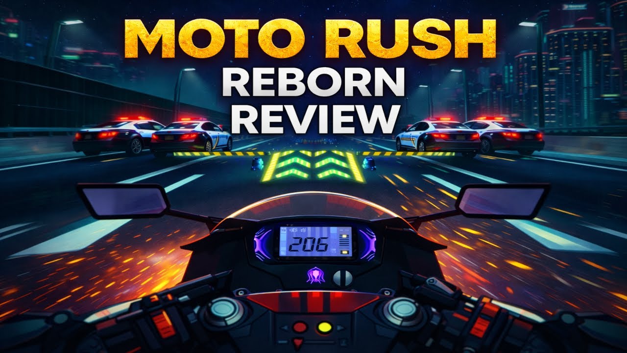 Обзор Moto Rush Reborn – высокоскоростные аркадные гонки в стиле Neon на ПК (впечатления от демов...