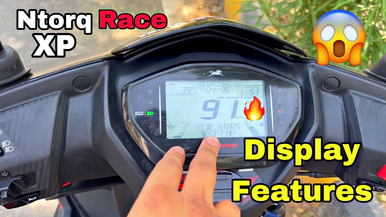 TVS NTORQ 125 ADVANCED DISPLAY ALL FUNCTIONS EXPLAINED 🔥| Raman Sagar Vlogs |