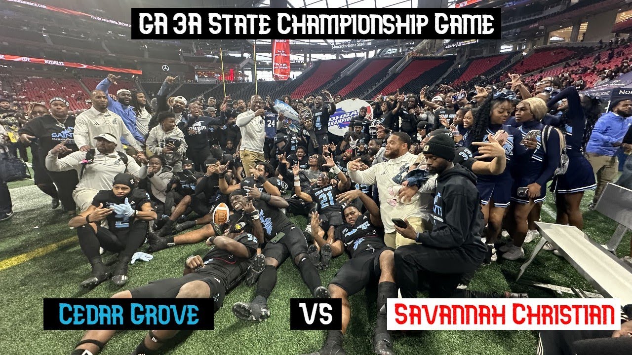 CEDAR GROVE WINS THEIR FIFTH STATE CHAMPIONSHIP AT THE BENZ!! (Mini Film) #revengetour #DOIT4TWAN