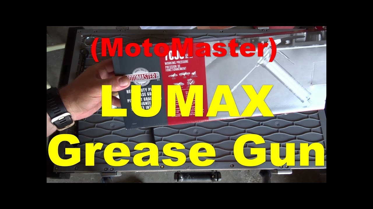 LUMAX Grease Gun Review & HOW TO LOAD