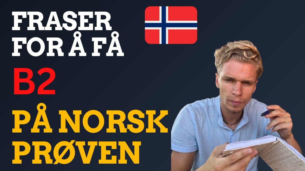 Du må kunne disse frasene for å bestå norskprøven🎯