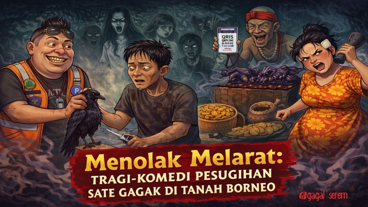 Menolak Melarat: Tragi-Komedi Pesugihan Sate Gagak di Tanah Borneo