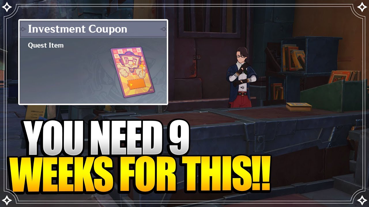 9 Weeks Long Quest/Achievement?! Dhabit's Investment Coupons - World Quest & Puzzles【Genshin Impact】