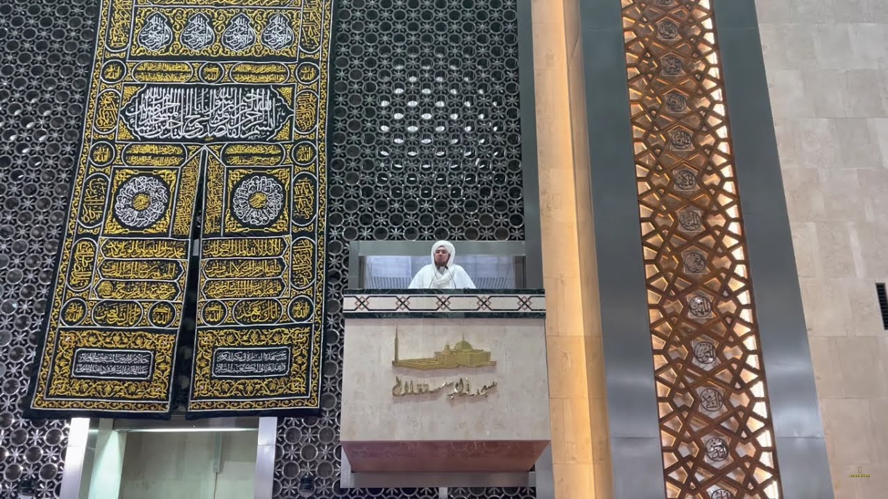 KHUTBAH JUMAT// HABIB JINDAN DI MASJID ISTIQLAL