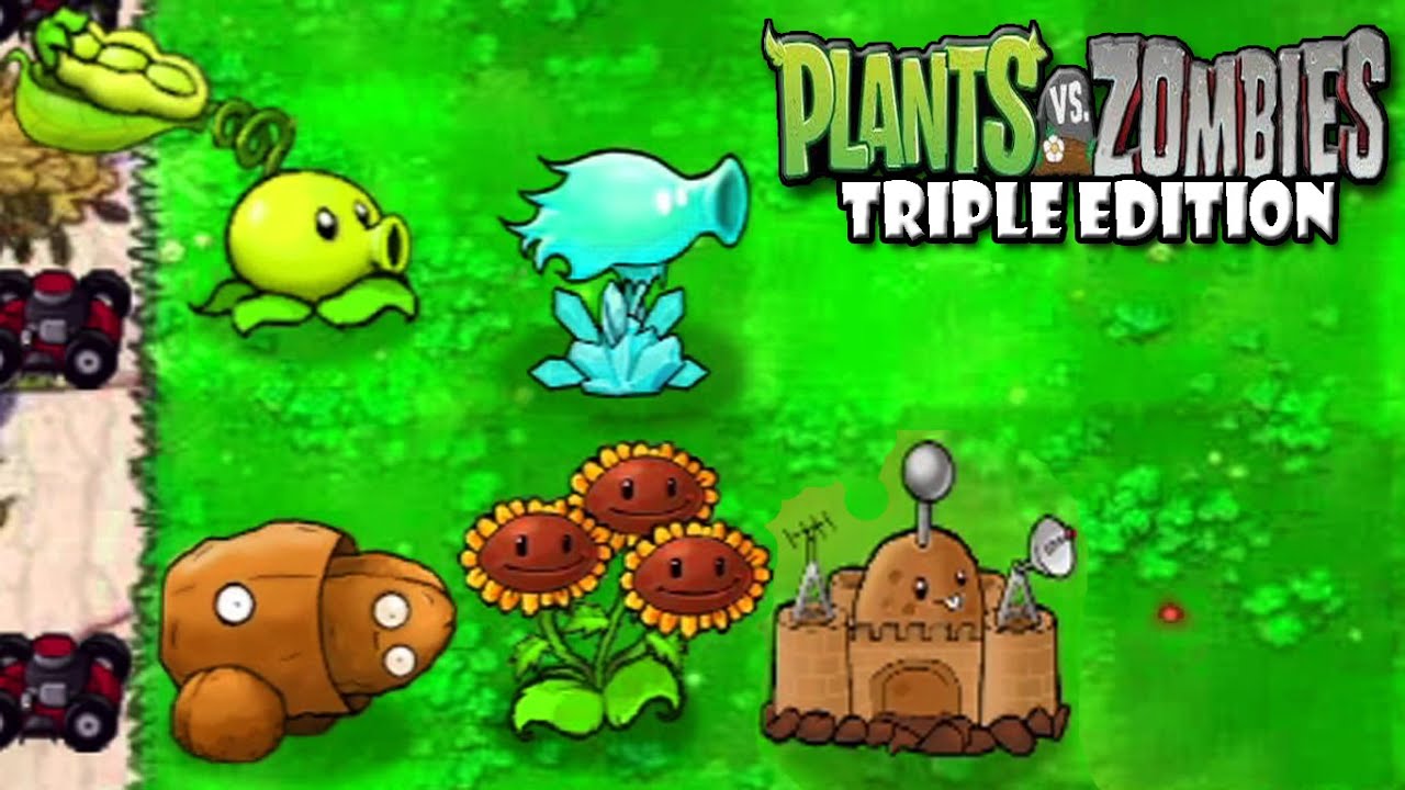 Plants vs. Zombies Triple Edition DEMO l Adventure level 1-1 to 1-5 l Gameplay