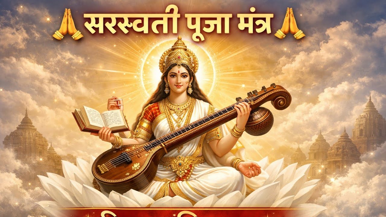 ॐ सरस्वती नमो नमः | Saraswati Mantra | #IndianSpiritual #MantraChanting #StudyWithMantra