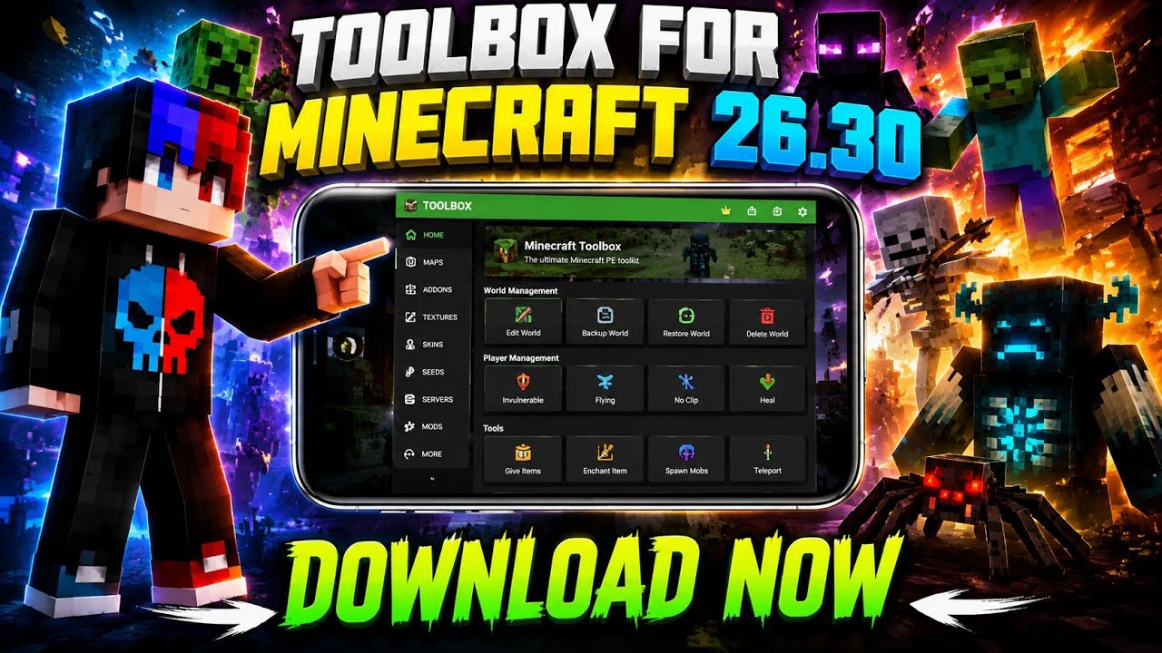 Toolbox 26.30 | Toolbox For Minecraft 26.30 Released | MCPE Toolbox 26.30 | New Client Is Here !