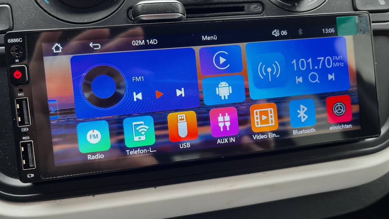 Das 2.  Autoradio von Temu