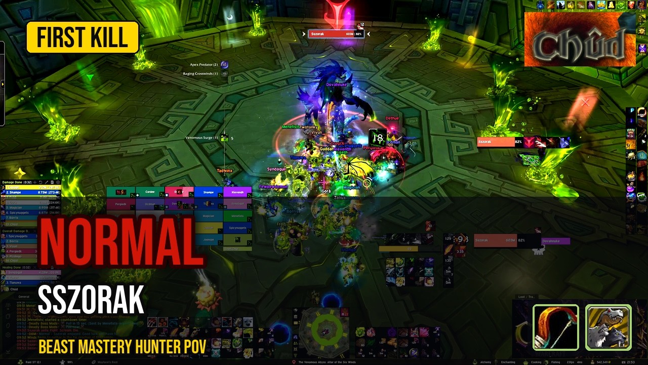 Sszorak Normal KILL | Beast Mastery Hunter POV
