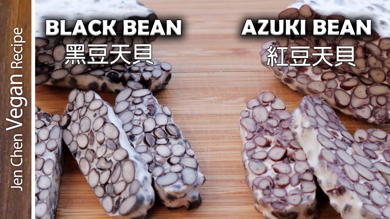 How to Make Azuki and Black Bean Tempeh 如何製作紅豆和黑豆天貝 | High Protein & B12 高蛋白質 │Jen Chen Vegan Recipe