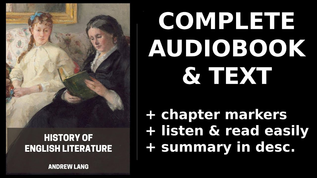 History of English Literature (1/3) 💜 By Andrew Lang. FULL Audiobook