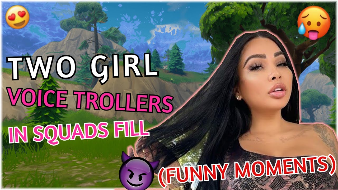 2 GIRL VOICE TROLLERS IN SQUADS FILL 😍🥵 (FUNNY MOMENTS) 🤣