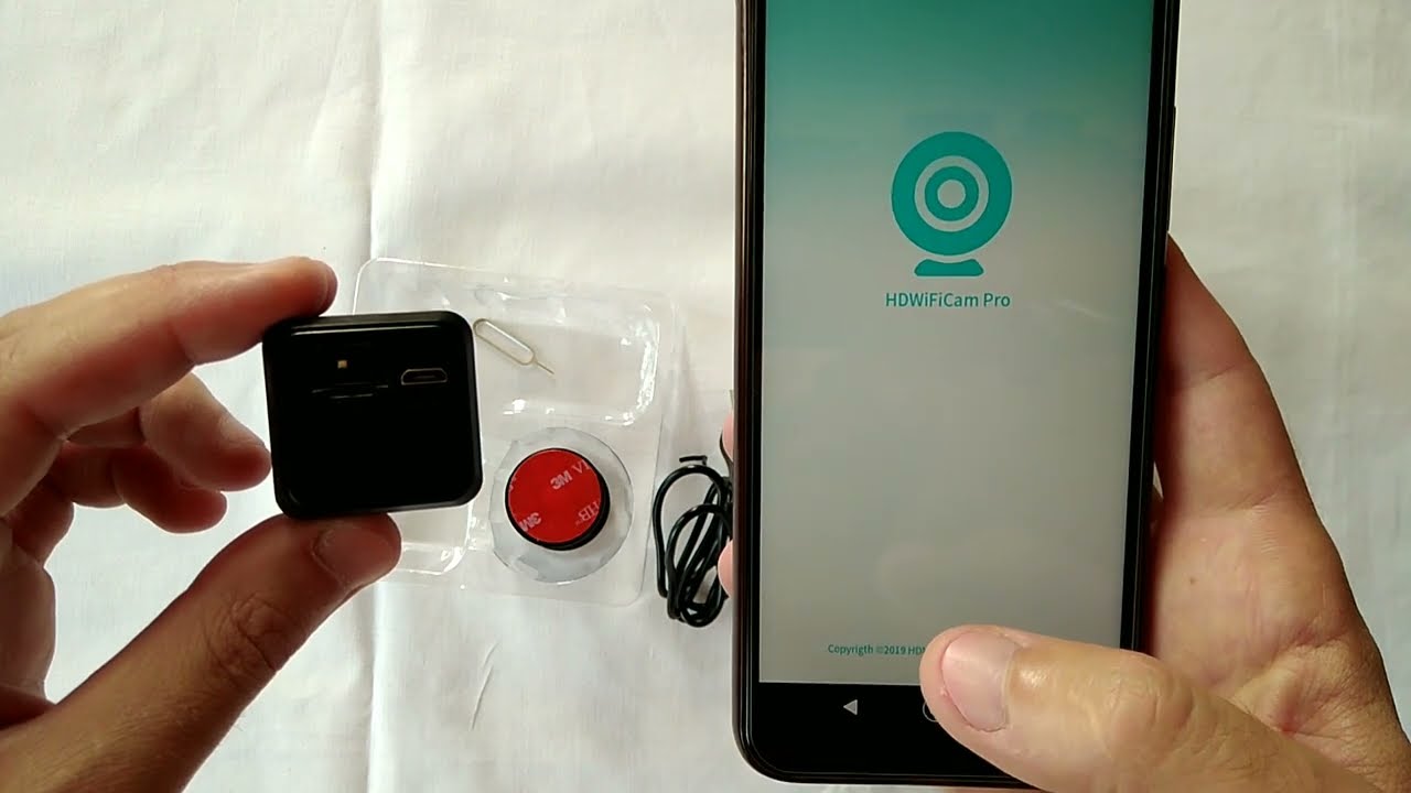 mini camera wifi connect mobile pair HDWiFiCam  Pro App
