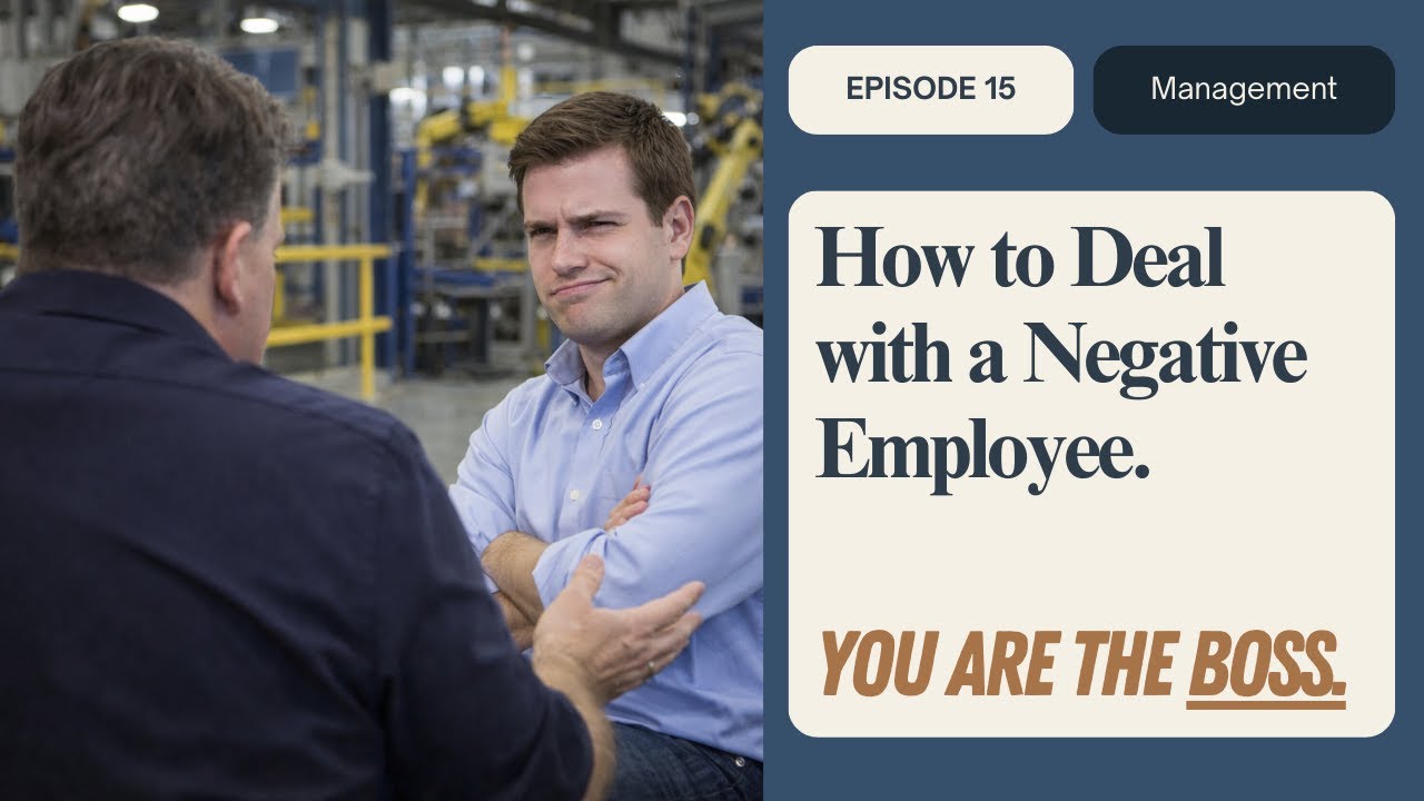 How to Address Negative Attitudes and Hold Employees Accountable #leadership #managementtips | Ep 15