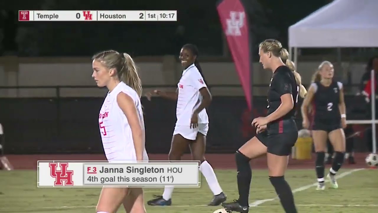 Temple Owls vs Houston Cougars 2022.10.27 / NCAA Soccer Women´s