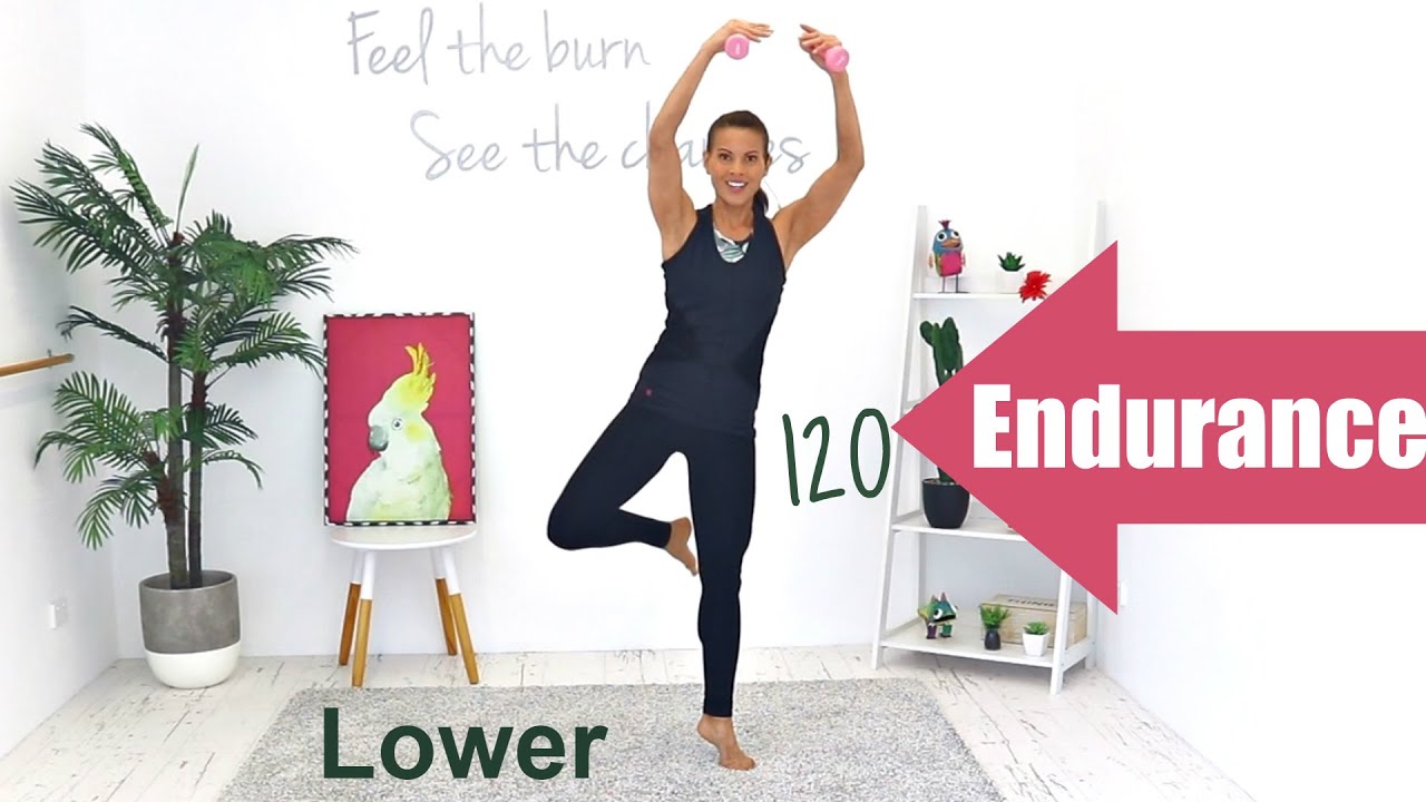 INTERVAL WORKOUT Lower Body WORKOUT -  Barlates Body Blitz Endurance 120 Lower Body