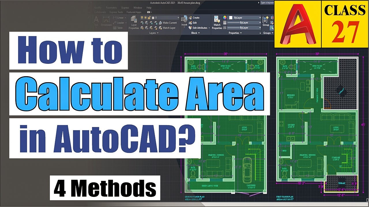 How to Calculate Area in AutoCAD l Class 27 Urdu/Hindi