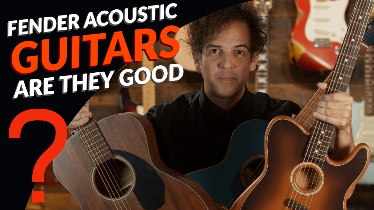 Хороши ли акустические гитары Fender?