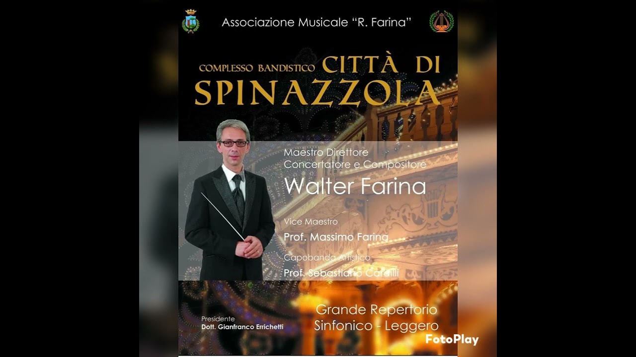 Concerto Bandistico Città di Spinazzola - Dirige W. Farina - Stagione 2023 - Marcia Diego