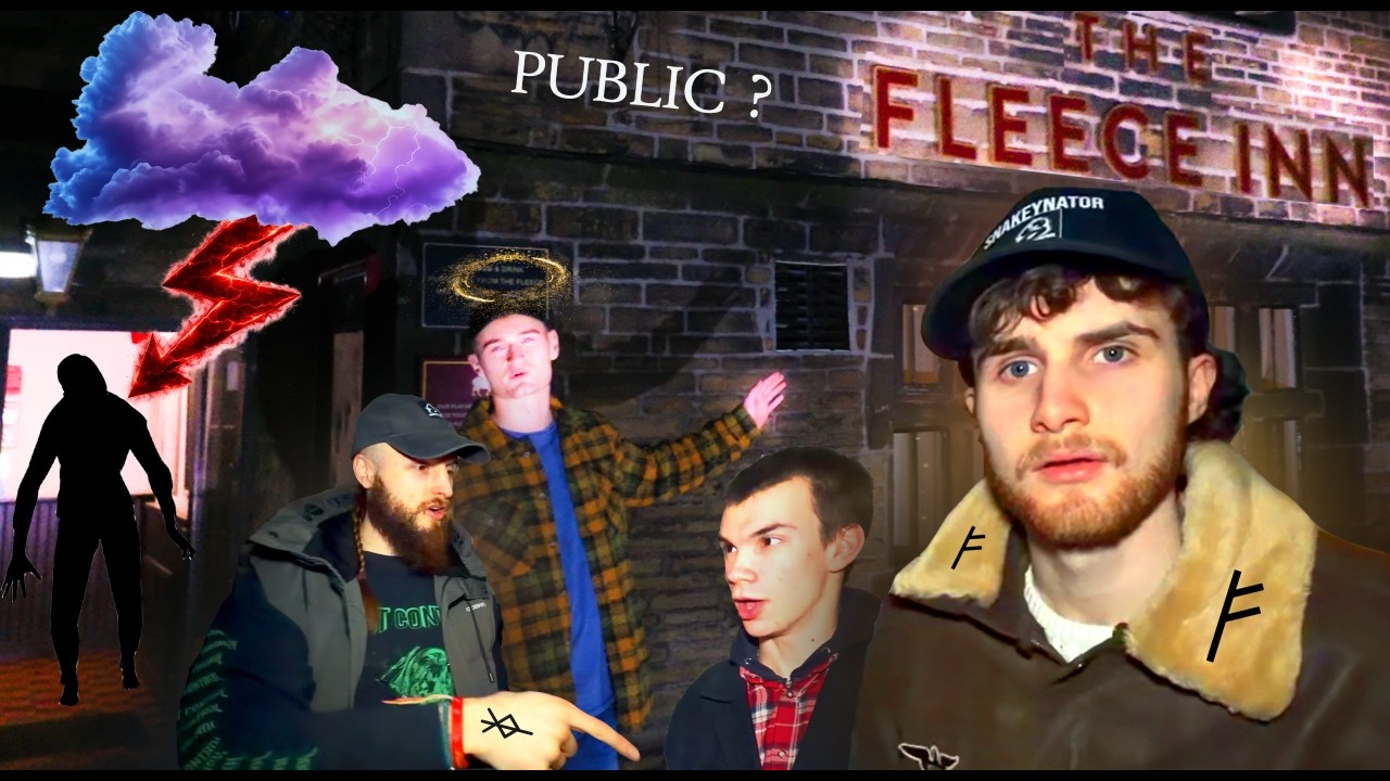 The public turned up to a live GHOST HUNT... POLTERGEIST CONFIRMED !!
