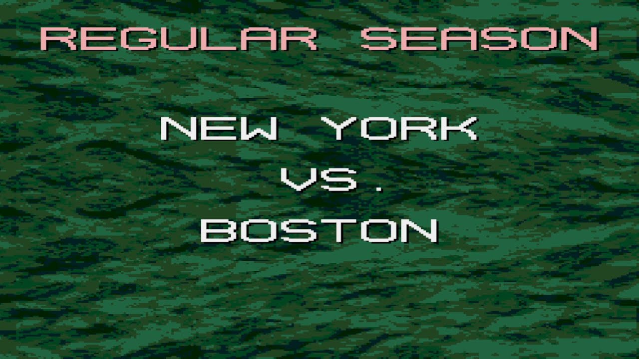 Boston at New York | October 5th, 1993 | 93-94 NHL Season Simulation | Tecmo Super Hockey (Genesis)