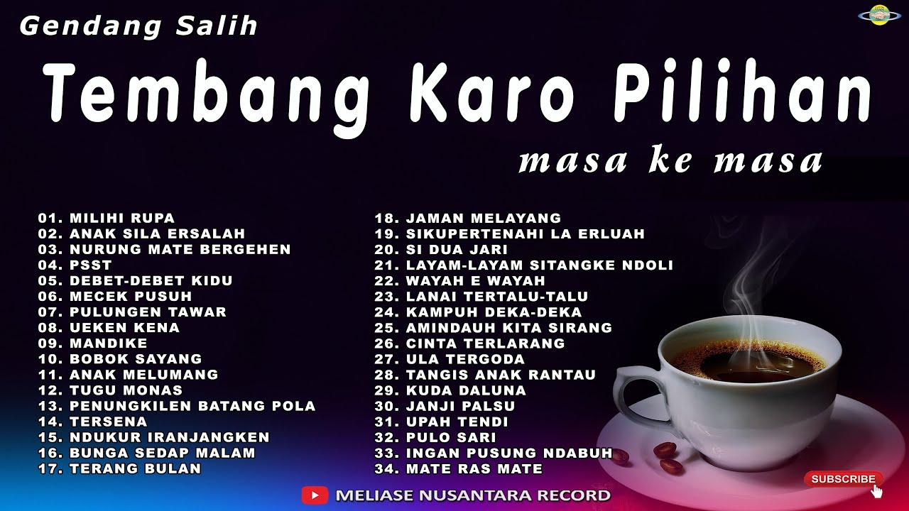 GENDANG SALIH TEMBANG KARO PILIHAN MASA KE MASA