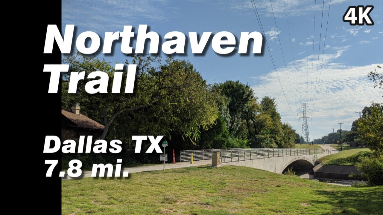 Bike Dallas!  Northaven Trail in 4K