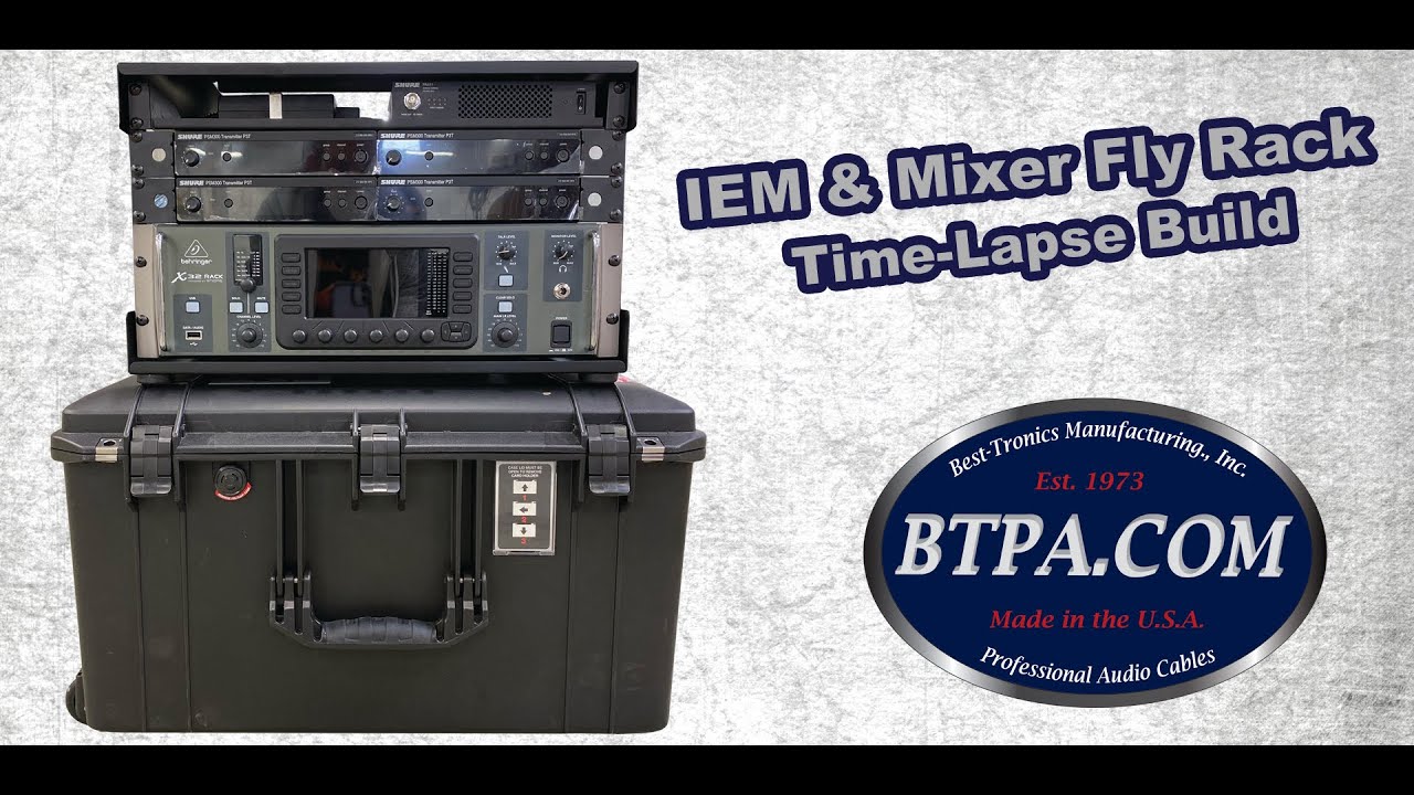 IEM/Mixer Fly Rig Time-Lapse Build