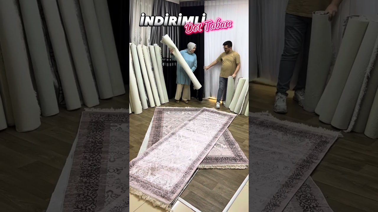 İNDİRİMLİ DOT TABAN HALI