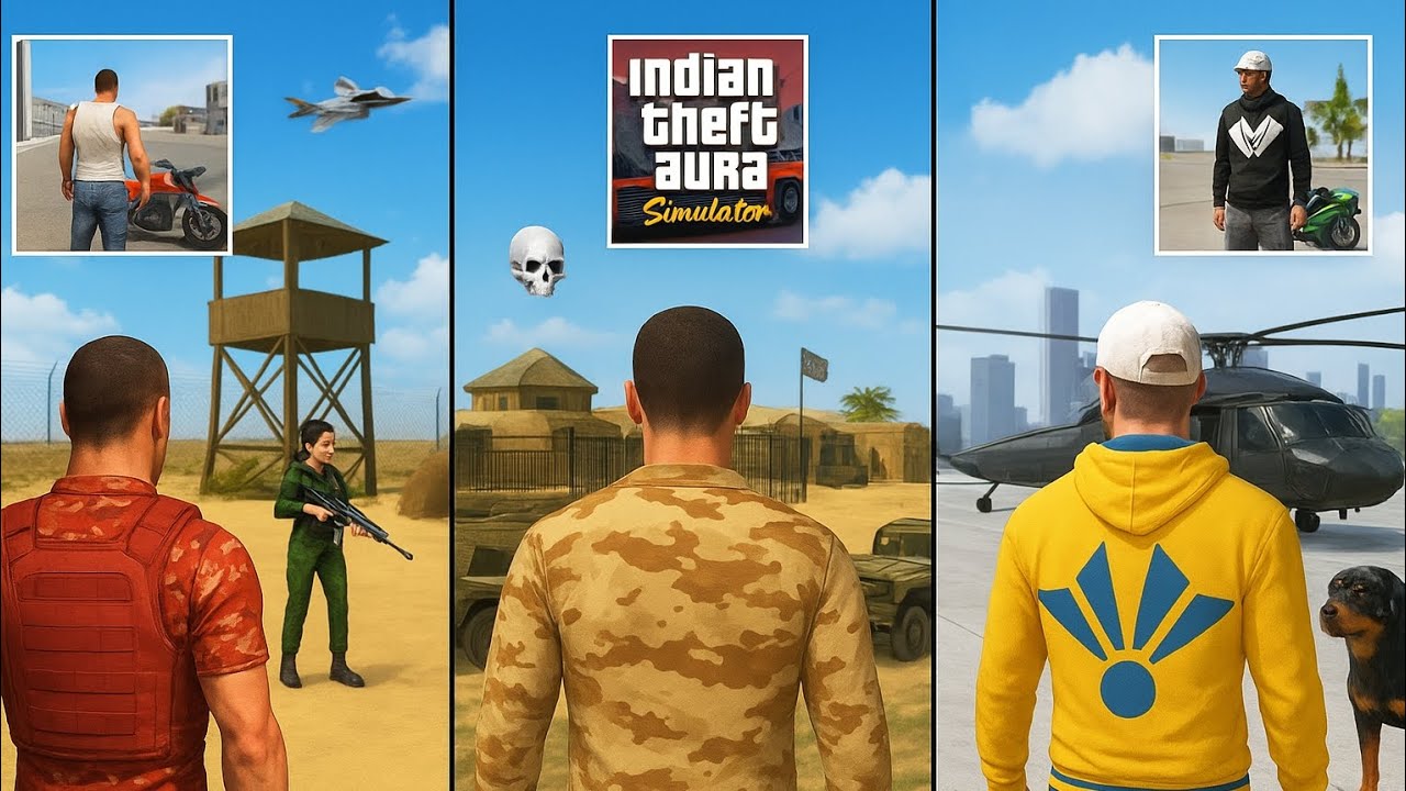 Visiting military basses in every indian GTA game 