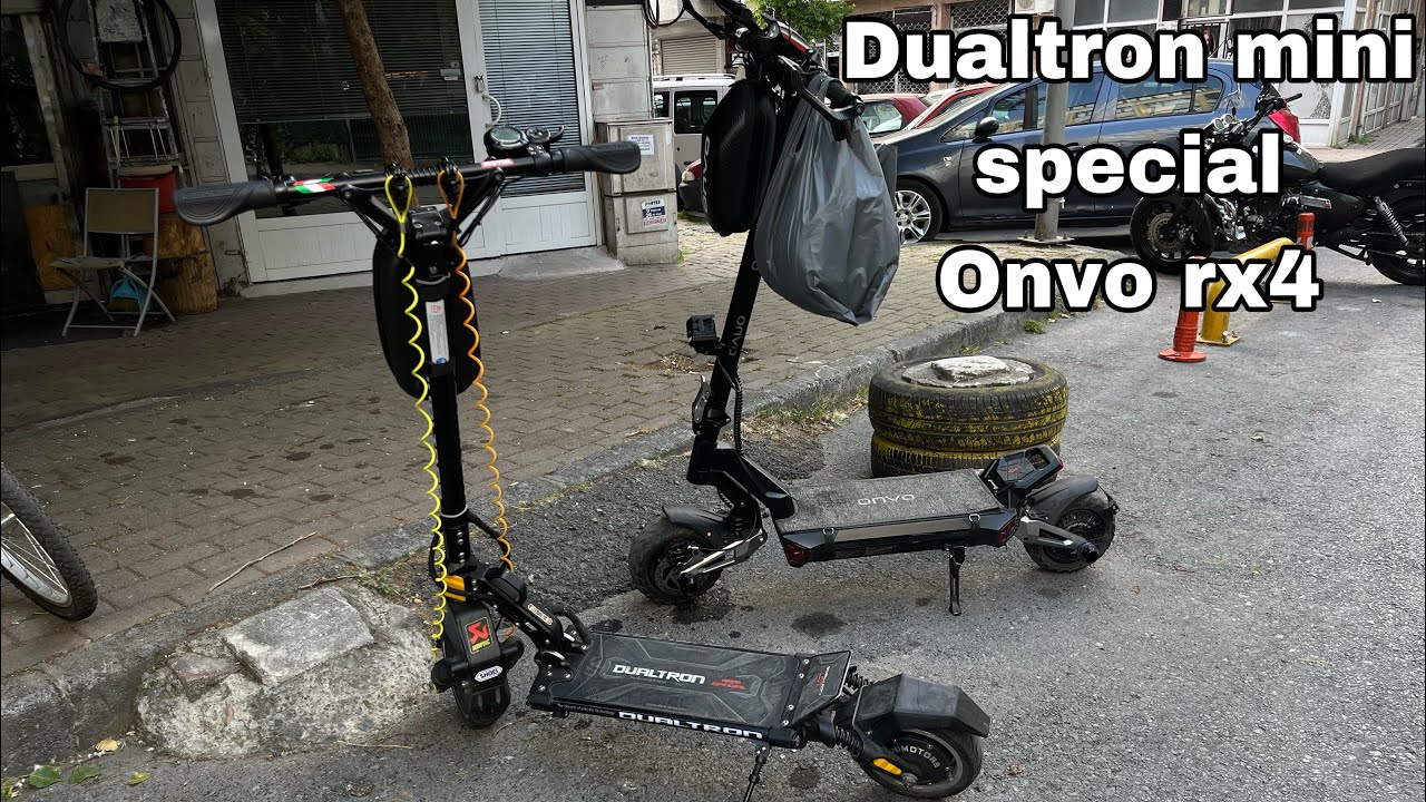 Dualtron Mini special & Onvo RX4 ile Bayramdan sonra Gezinti! [iPhone 13 ile 4K]