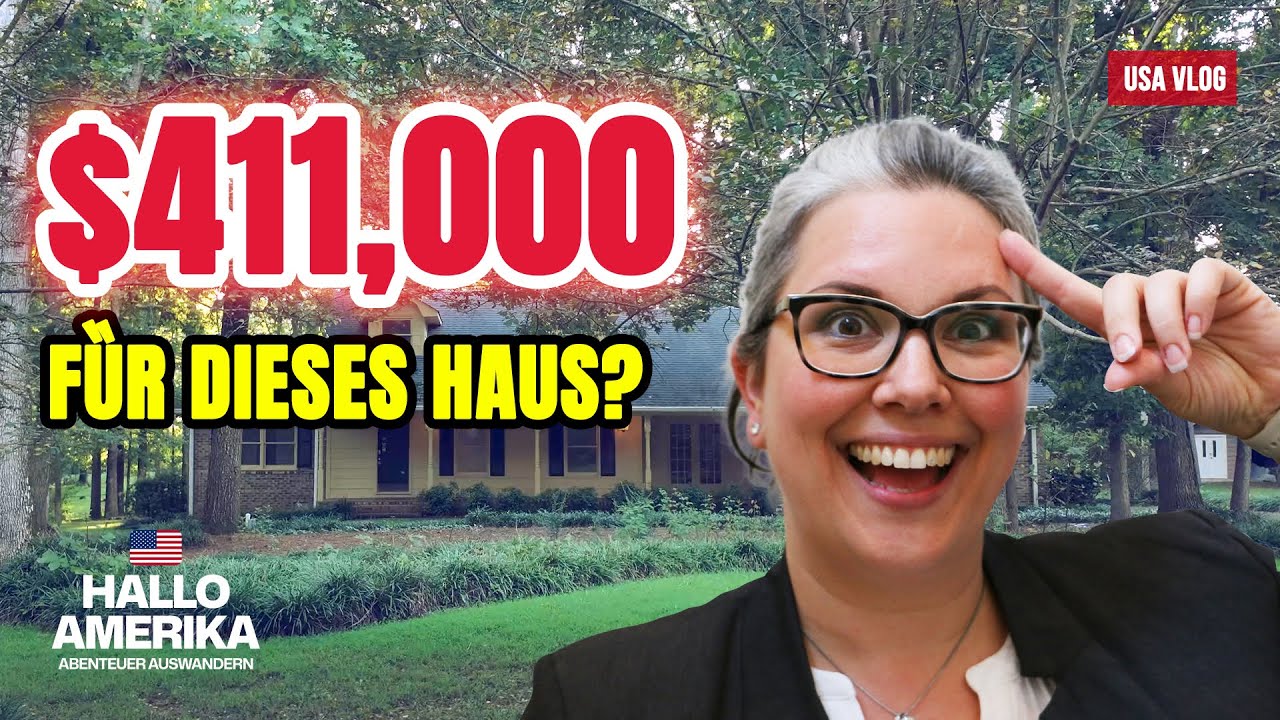 Haus Tour USA 🏡 | Einfamilienhaus in North Carolina f&uuml;r $411.000 &ndash; Haus kaufen & Auswandern USA